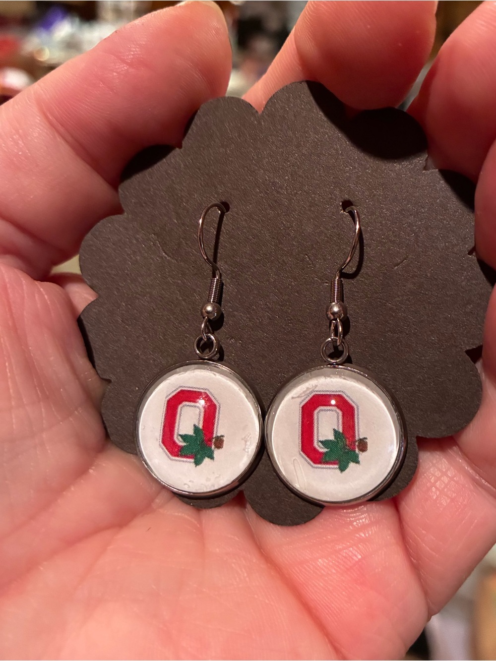 Ohio State Buckeyes Dangle Earrings - Women's Jewelry